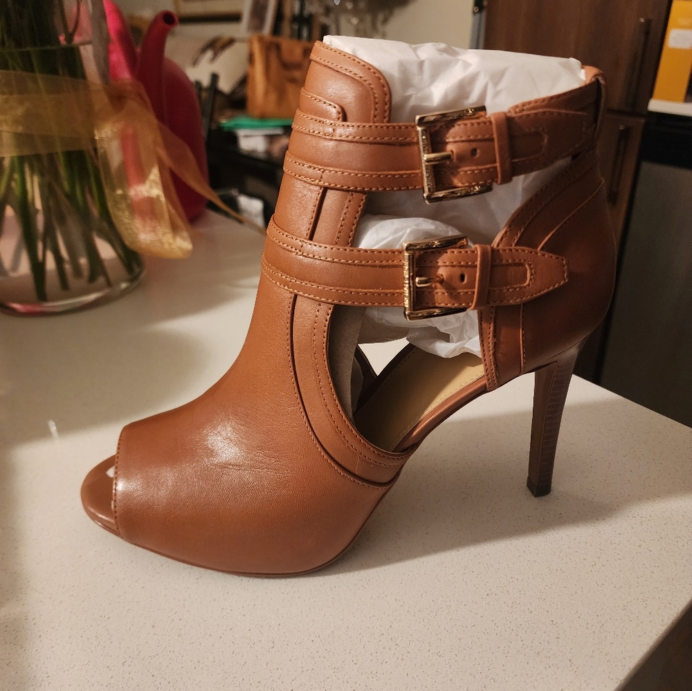 Michael Kors Leather Booties